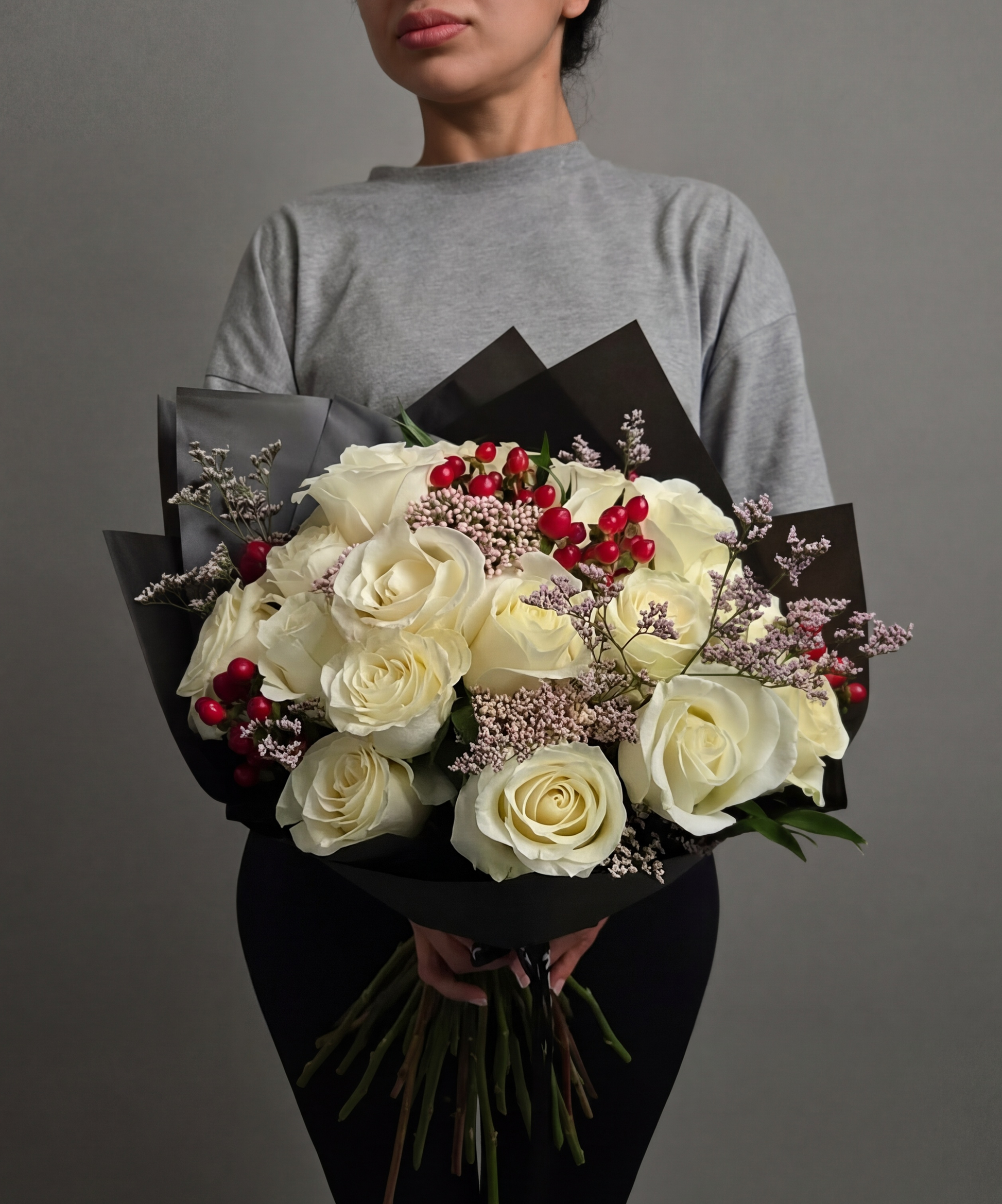 Roses. Structured - Ivory